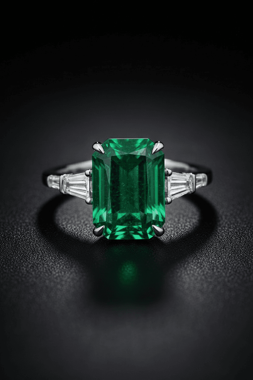 Solitaire — Emerald Cut