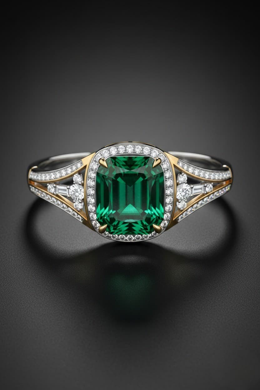 Halo Ring — Cushion